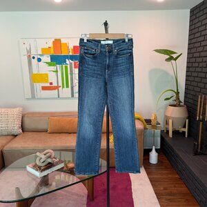 AYR The Pop in Laid Back Wash High Waisted Ankle Crop Jeans Size 27